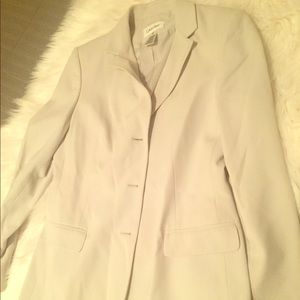 Calvin Klein white blazer